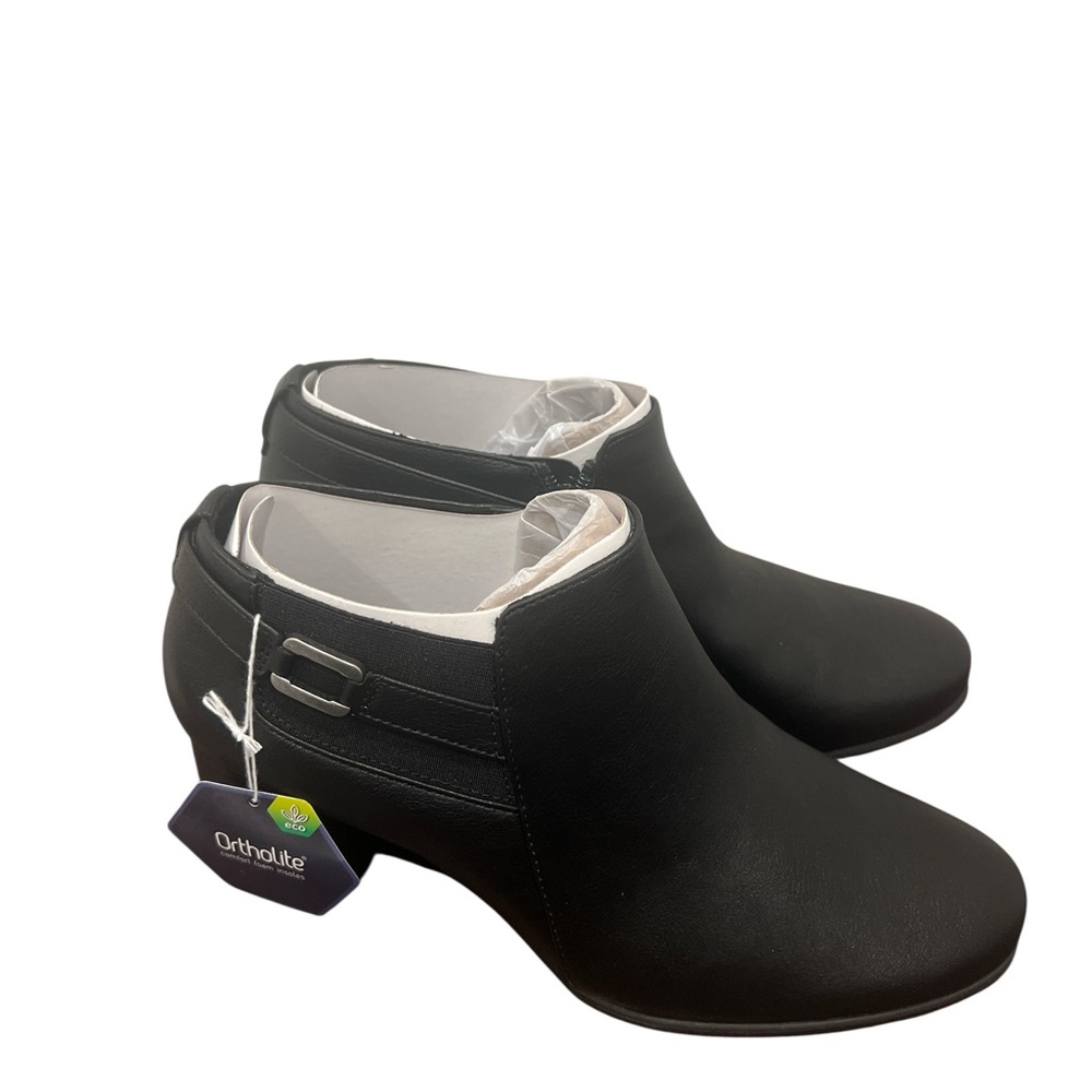 Croft and Barrow Women’s Rozzaliyn Ortholite Ankle Boots Black Size 10 - Picture 2 of 10